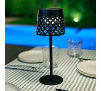 Newgarden LED table lamp Gretita, black, metal