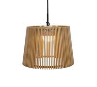 newgarden - Okinawa Portable Outdoor Lamp and Pendant with 900 Lumen Warm LED Light 3000K. Made of Natural Fibers with Rechargeable Battery Without Installation