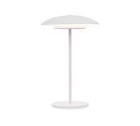 newgarden - Portable table lamp Sardinia Warm LED light without cables, with rechargeable battery up to 20 hours of use (White, 30 cm)