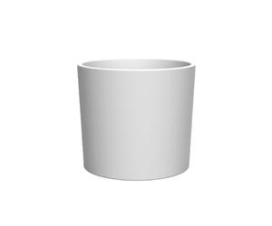 newgarden - Round White Hydrangea Planter Ø30 cm Decorative for Indoor and Outdoor 18 Litres Very Resistant to UV Rays, Large Pot for Flowers and Plants Made of Polyethylene in Spain