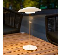 Newgarden Sardinia LED rechargeable lamp IP44 white 40 cm
