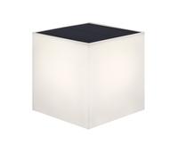 Newgarden Wally 18 Solar LED Outdoor Wall Light with PIR Sensor In White Finish