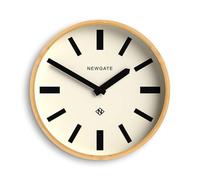 NEWGATE® Bali wall clock | Scandi inspired bamboo clock | 30cm | Modern minimalist ocean marker dial design for kitchen, living room or office