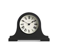 NEWGATE® Broadway mantel clock | Classic Napoleon’s hat design | Black | Roman numerals | Traditional style for desk, table top, shelf or bedside