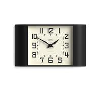 NEWGATE® Metro clock | Retro wall clock | 42cm wide | Black | Mid century style for kitchen, living room or office