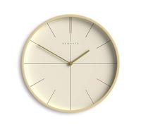 NEWGATE® Mr Clarke wall clock | Large scandi inspired plywood clock | 40cm | Pale wood case with non numeric dial | Modern minimalist design for kitchen, living room or office