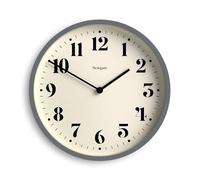 NEWGATE® Number Four Theatre wall clock | Modern round clock | 30cm | French navy | Decorative numbers | Ideal for kitchen, living room or office