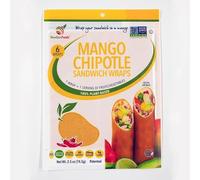 NewGem Sandwich and Sushi Gluten Free Wraps (Mango & Chipotle, Pack of 6)