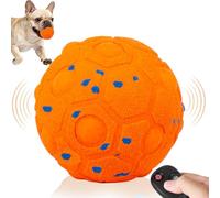 Newget Interactive Dog Toy Ball with Remote, 3 Modes Smart Moving Dog Balls with Touch Wake-Up, Automatic Bouncing/Rolling Chew-Resistant Ball for Medium & Large Dogs to Keep Busy, Indoor/Outdoor