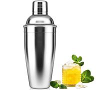 NewGF Cocktail Shaker,Drink Mixer with Built-in Strainer for Mixing Drinks Margaritas,Beginner Friendly Stainless Steel Mixer Bar Utensil Tool