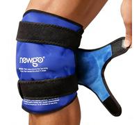 NEWGO 3XL Ice Pack for Knee Replacement Surgery, Reusable Gel Cold Pack Knee Ice Pack Wrap Around Entire Knee for Knee Injuries, Knee Ice Wrap for Pain Relief, Swelling, Bruises