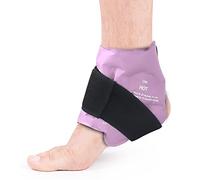 NEWGO Ankle Ice Pack Wrap for Injuries Reusable, Hot Cold Therapy Gel Foot Ice Pack for Pain Relief, Ankle Swelling, Achilles Tendinitis, Plantar Fasciitis, Sprained