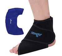 NEWGO Ankle Ice Pack Wrap Reusable Hot Cold Compress Foot Ice Pack for Plantar Fasciitis, Ankle Swelling, Ankle Injuries, Swollen Feet, Ankle Sprain, Post-Surgery Recovery