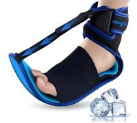 NEWGO Ankle Ice Pack Wrap, Reusable Plantar Fasciitis Night Splint for Heel, Hot Cold Compression Therapy Foot Ice Pack for Sports Injuries, Achilles Tendonitis, Foot Rehabilitation