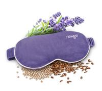 NEWGO Heated Eye Mask, Microwave Heat Eye Compress for Dry Eyes, Moist Heat Therapy Heating Pad Warm Eye Mask for Blepharitis & Stye Eye Treatment, Eye Fatigue Stye Sinus (Purple)