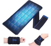 NEWGO Ice Pack for Injuries Reusable, Flexible Cold Compress with 2 Hours Coldness for Joint Pain, Muscle Soreness, Inflammation - Knee, Back, Shoulder, Arm -13"x 6.7" with Adjustable Straps