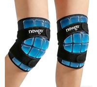 NEWGO Ice Pack for Knee Pain Relief, Reusable Gel Ice Wrap for Knee Injurie, Swelling, Knee Replacement Surgery, Cold Compress Therapy for Arthritis, Meniscus Tear, Sports Injuries - 2Pack