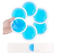 NEWGO Ice Packs for Injuries Reusable, Hot Cold Therapy Small Gel Ice Pack for Eyes After Surgery, Wisdom Teeth, Migraine, Headaches, Bruises, Bumps, Swelling (6PCS)