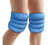 NEWGO Microwave Heating Pad for Knee Pain Relief, Microwavable Heated Knee Wrap Moist Heat Therapy for Tennis Elbow Treatment, Men and Women (2 Pack)