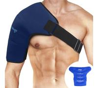 NEWGO XL Larger Gel Cold Pack for Rotator Cuff Injuries, Reusable Ice Pack Wrap - Blue