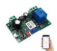 Newgoal WiFi Jog Relay Momentary/Self-Locking Switch DIY Module Smart Home Automation APP Control Compatible Alexa/Google Assiatant/IFTTT (TUYA/Smart Life APP)