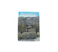 Newgrange County Meath Ireland 3D Fridge Magnet Souvenir Gift,Resin Handmade Newgrange Refrigerator Magnet Home & Kitchen Decoration Collection