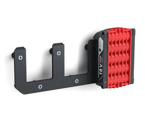 NewGround Designs Battery Wall Mount Suitable for Bosch 18V Professional Batteries Blue Battery Holder Wall Mount (3 Batteries), Black