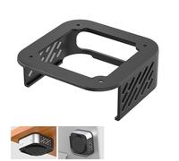 NewHail Under Desk Mount for Mac Mini M4/M4 Pro, Under Desk Stand and Wall Mount with Heat Dissipation Design, Compatible with 2024 Mac Mini M4/M4 Pro, Black