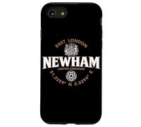 Newham East London England Coordinates Label 2C Case for iPhone SE (2020) / 7/8