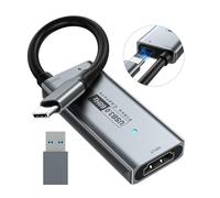 Newhope USB 3.0 Capture Card with 100W PD - HDMI to USB-C Video Capture Card 1080P 60fps & 2K 30fps Video Audio Capture Device