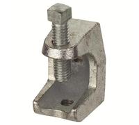Newhouse Electric 1/4 in. Strut Channel Beam Clamp (Top Clamp) - Silver Electro-Galvanized