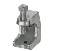 Newhouse Electric 3/8 in. Strut Channel Beam Clamp (Top Clamp) - Silver Electro-Galvanized