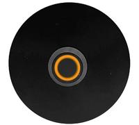 Newhouse Hardware Circular Lighted Wired Metal Doorbell Button in Black BT6CL, for Doorbell Chime, Buzzer, or Ringer, Door Bell Button Only, Buzzer Button with LED Button Light