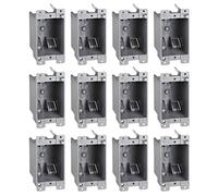 Newhouse Hardware Old Work Electrical Outlet Box for Residential and Light Commercial Remodel, 2 Gang 25cu in, UL Certified, 48-Pack