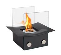 NEWIMAGE Portable Tabletop Bio Ethanol Fireplace Exquisite Bio Ethanol Fire Pit for Outdoor Camping Garden Living Room
