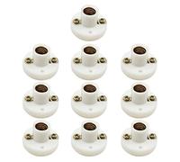Newin Star E10 Lamp Socket,E10 Screw Base DC 3V to 24V Light Bulb Socket Holder Adapter LED Lamp Holder 10PCS