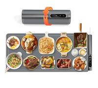 Newise - Graphene Food Warming Mat, Fast Heating Full Surface Extra Large (XXL 36" x 16"), Electric Heating Tray for Buffet Parties with
