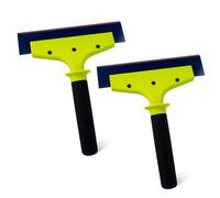 NEWISHTOOL 2 Pack Rubber Squeegee with Nylon Handle Window Tint Tools