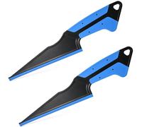 NEWISHTOOL 2PCS Window Tint Squeegee, All-Purpose Car Tint Squeegee Film Install Tool, Fixed Rubber Water Blade Side Wiper Swiper, Kitchen Shower Bathroom Glass Water Removal Cleaning Scraper