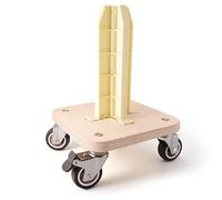 NEWISHTOOL Portable Vinyl Rolls Rack Stand Storage Mobile Cart with Lockable Caster Wheels, Vinyl Rack Tool for Holds Car Wrap Material Rolls Media, Decal, Film, Transfer Paper Tape Roll Holder