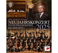 NEWJAHRSKONZERT 2025 - MUTI,RICCARDO/WIENER PHILHARMONIKER BLU-RAY NEW