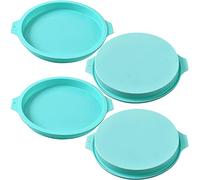 Newk Silicone Round Cake Mold, 4 Packs Silicone Disc Like Mold for Cake, Resin Coasters, Handmade Soap - 8”
