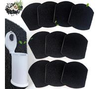 NEWKE 10 Pack Baby Diaper Pail Deodorizer Refills Compatible with Ubbi Diaper Pail, Activated Charcoal Deodorizer Filters, Odor Eliminating, Precise fit, Keep Nursery Fresh