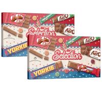 NewKit Kat Chunky, White NewSmaries & NewMilkybar Selection Pack of 2 Each | New Chocolate Selection Box | Perfect Gifr for Christmas and New Year (x2 Pack, Christmas Selection)