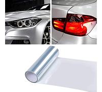 NewL 12 by 48 inches Self Adhesive Auto Car Tint Headlight Taillight Fog Light Vinyl Smoke Film Sheet Sticker Cover (Transparent)