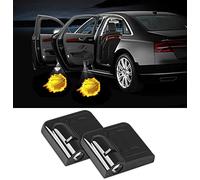 NewL 2 Pcs Led Car Door Welcome Light for Fire Basketball Logo Symbol Projector Lights Ghost Shadow Light
