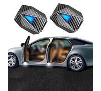 NewL 2x Custom Dynamic Logo Wireless Led Projector Car Door Step Courtesy Welcome Lights Puddle Ghost Shadow LED Lights