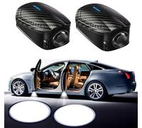 NewL 2x Custom Logo Rechargeable Wireless Projector Car Door Welcome Lights
