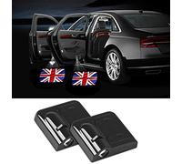 NewL 2x Wireless Projector Car Door Courtesy Welcome Lights, British Flag