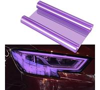NewL 40cm x 152cm Extra Wide Self Adhesive Auto Car Tint Headlight Taillight Fog Light Vinyl Smoke Film Sheet Sticker Cover (Purple)